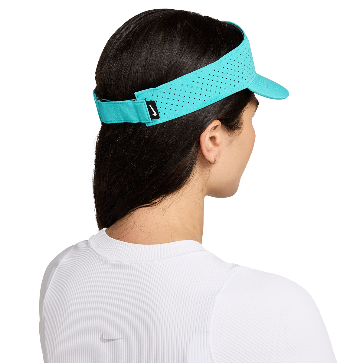 Nike Dri-FIT ADV Ace Visor — Black - Anthracite - White — Size Medium / Large — Alternate View 8