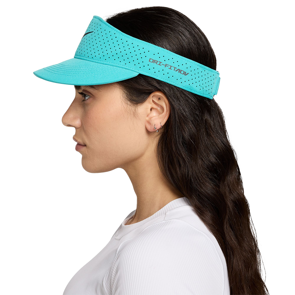 Nike Dri-FIT ADV Ace Visor — Black - Anthracite - White — Size Medium / Large — Alternate View 7