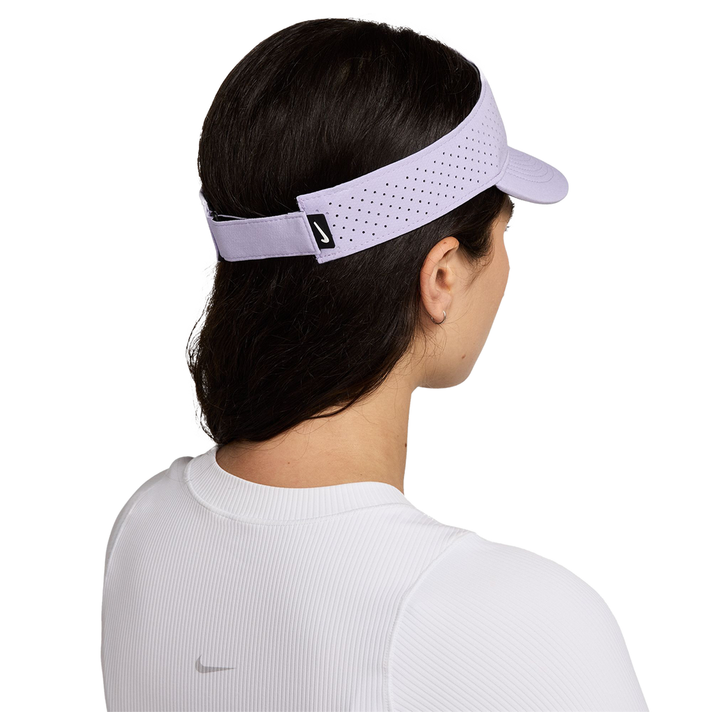 Nike Dri-FIT ADV Ace Visor — Black - Anthracite - White — Size Medium / Large — Top View