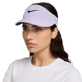 Nike Dri-FIT ADV Ace Visor — Black - Anthracite - White — Size Medium / Large — Front View