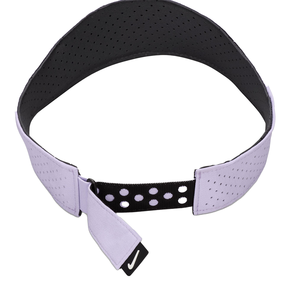 Nike Dri-FIT ADV Ace Visor — Black - Anthracite - White — Size Medium / Large — Detail View