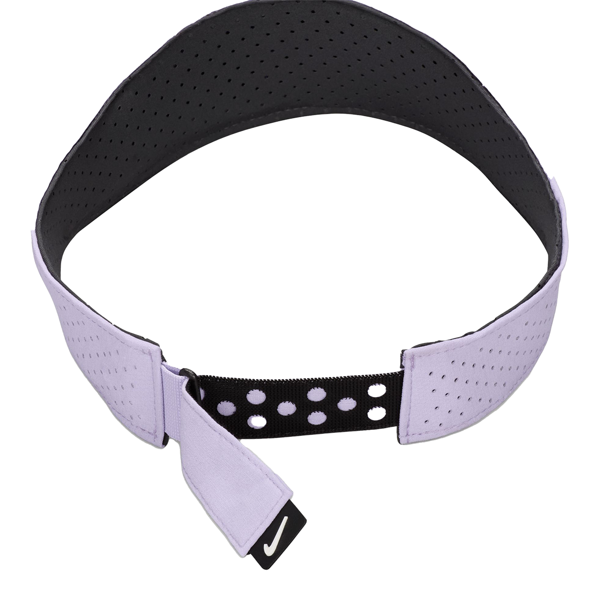 Nike Dri-FIT ADV Ace Visor — Black - Anthracite - White — Size Medium / Large — Detail View
