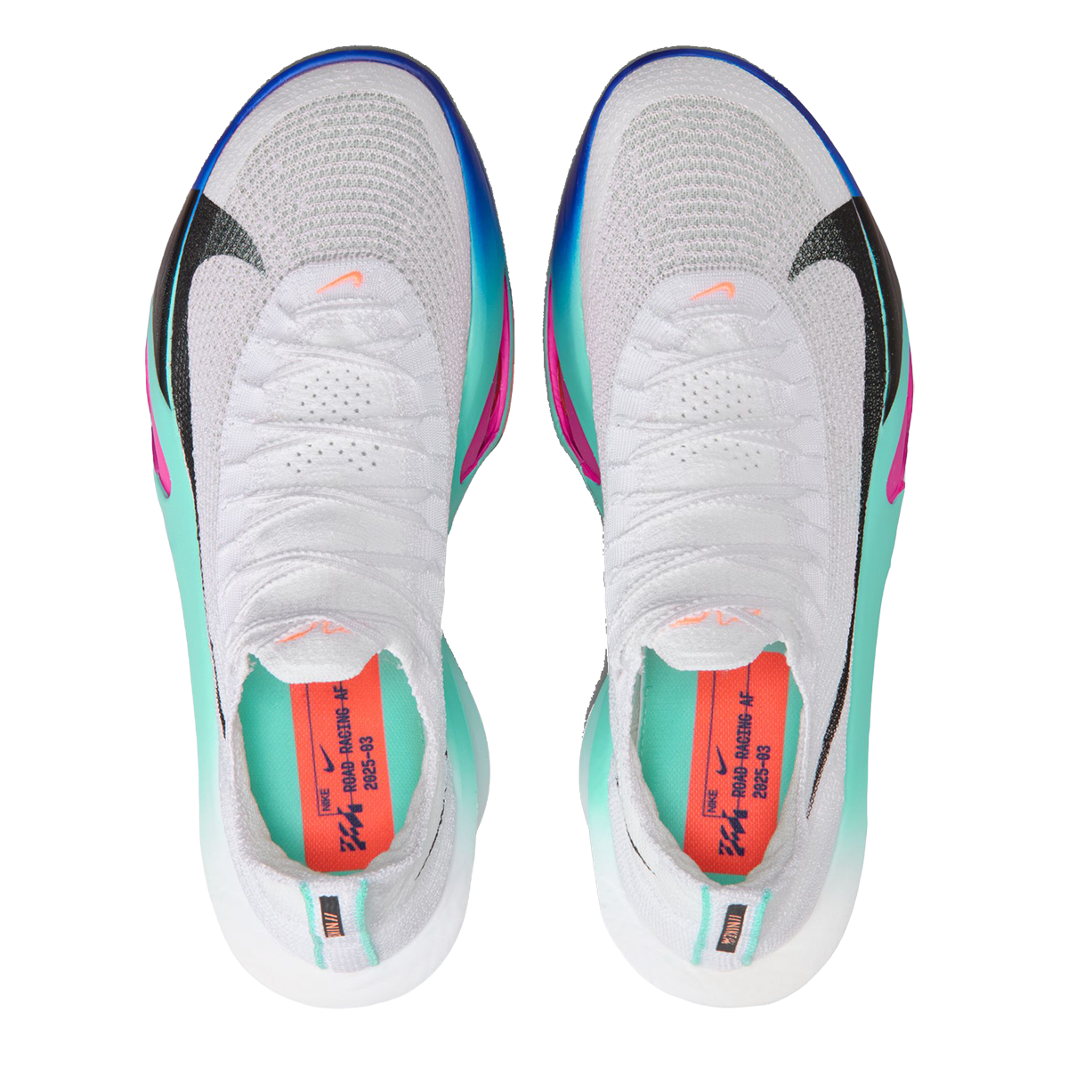 Nike Air Zoom Alphafly Next% 3 — Bright Crimson - Cave Purple - Lime Blast - Mint Foam - Sunset Tint - Green Strike — Size D — Width 12.5 — Alternate View 22