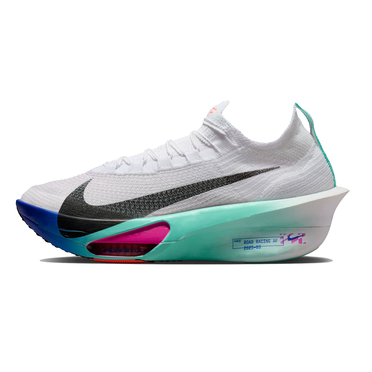 Nike Air Zoom Alphafly Next% 3 — Bright Crimson - Cave Purple - Lime Blast - Mint Foam - Sunset Tint - Green Strike — Size D — Width 12.5 — Alternate View 21
