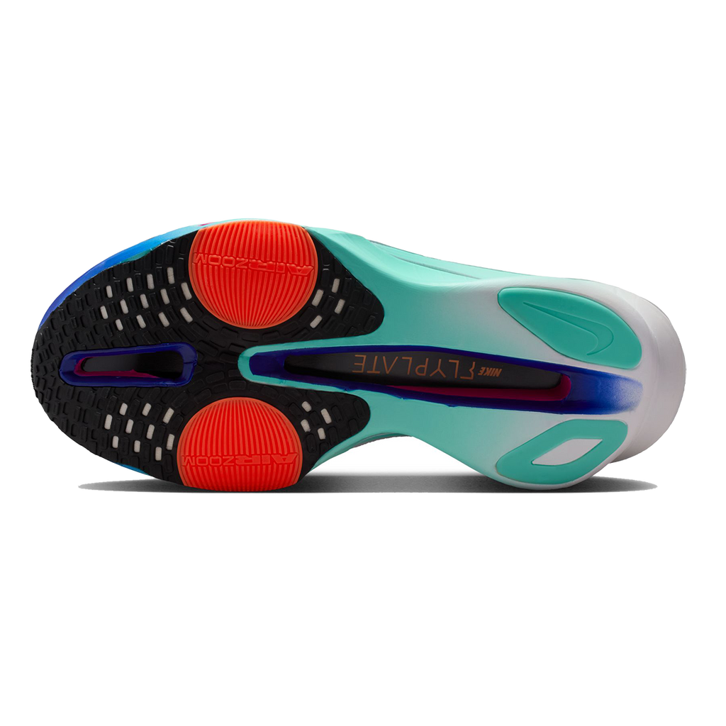 Nike Air Zoom Alphafly Next% 3 — Bright Crimson - Cave Purple - Lime Blast - Mint Foam - Sunset Tint - Green Strike — Size D — Width 12.5 — Alternate View 23