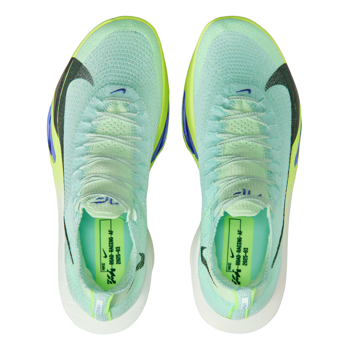 Nike Air Zoom Alphafly Next% 3 — Bright Crimson - Cave Purple - Lime Blast - Mint Foam - Sunset Tint - Green Strike — Size D — Width 12.5 — Alternate View 52