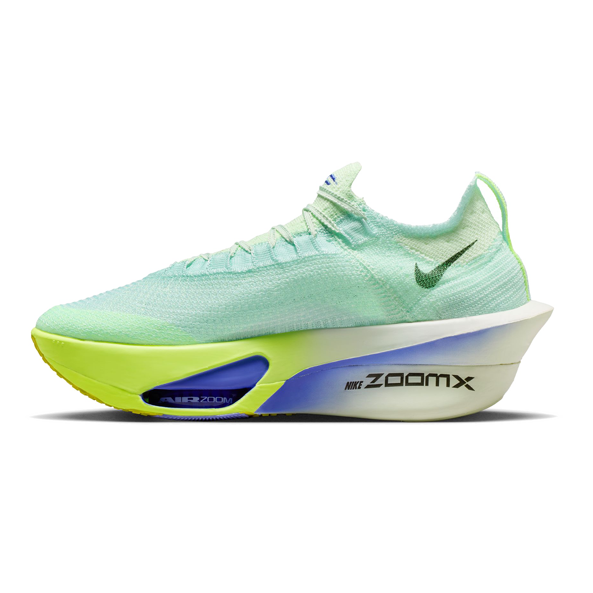 Nike Air Zoom Alphafly Next% 3 — Bright Crimson - Cave Purple - Lime Blast - Mint Foam - Sunset Tint - Green Strike — Size D — Width 12.5 — Alternate View 51