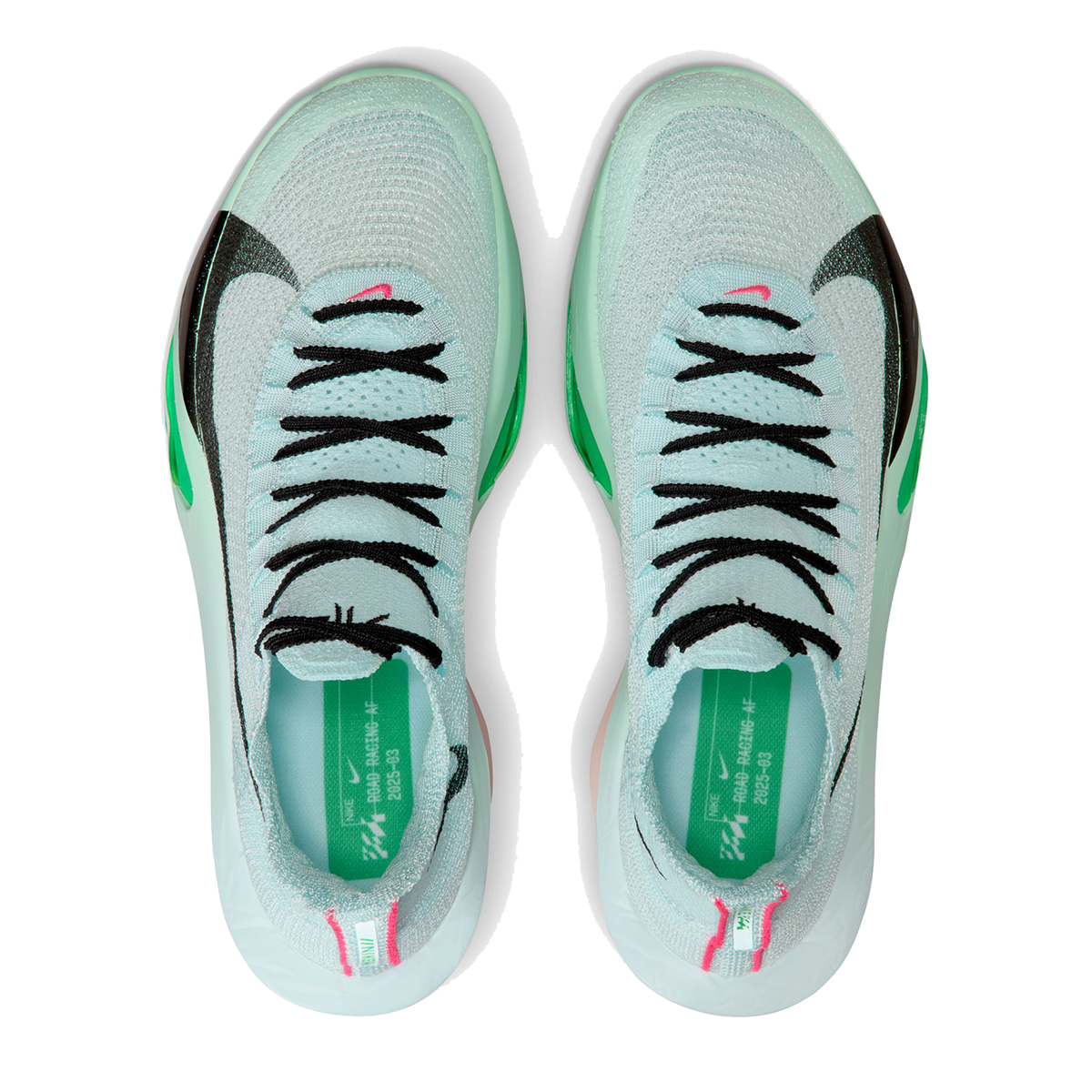 Nike Air Zoom Alphafly Next% 3 — Bright Crimson - Cave Purple - Lime Blast - Mint Foam - Sunset Tint - Green Strike — Size D — Width 12.5 — Alternate View 26