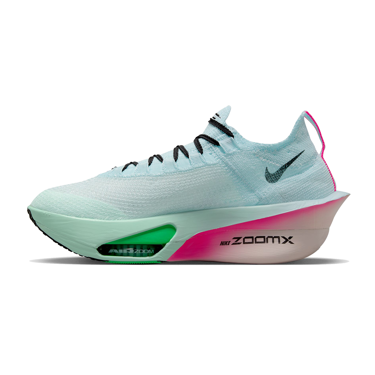 Nike Air Zoom Alphafly Next% 3 — Bright Crimson - Cave Purple - Lime Blast - Mint Foam - Sunset Tint - Green Strike — Size D — Width 12.5 — Alternate View 25