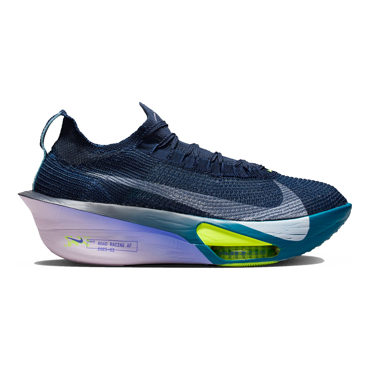 Nike Air Zoom Alphafly Next% 3 — Bright Crimson - Cave Purple - Lime Blast - Mint Foam - Sunset Tint - Green Strike — Size D — Width 12.5 — Alternate View 41