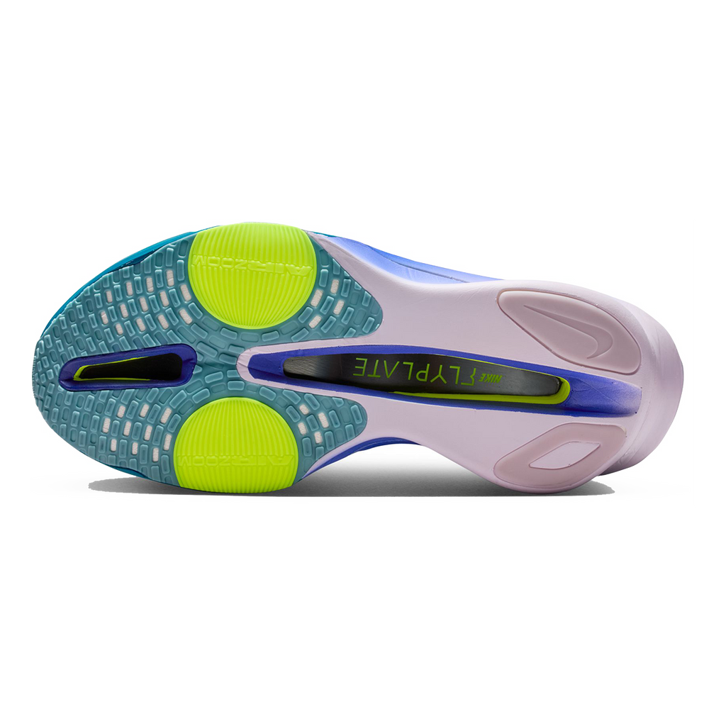 Nike Air Zoom Alphafly Next% 3 — Bright Crimson - Cave Purple - Lime Blast - Mint Foam - Sunset Tint - Green Strike — Size D — Width 12.5 — Alternate View 44