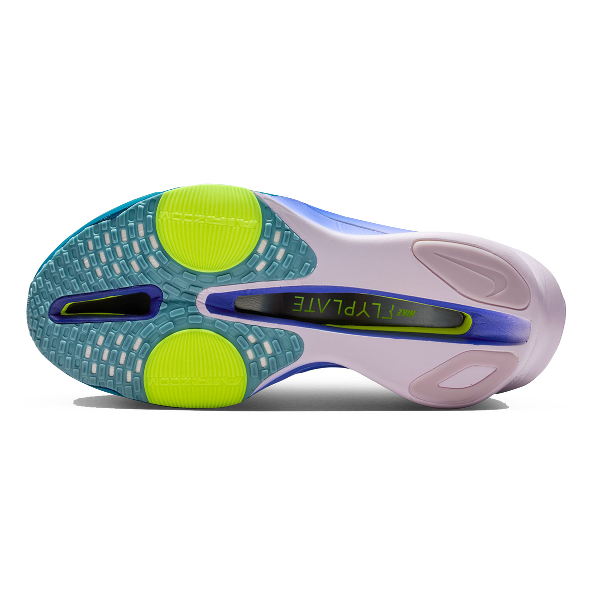 Nike Air Zoom Alphafly Next% 3 — Bright Crimson - Cave Purple - Lime Blast - Mint Foam - Sunset Tint - Green Strike — Size D — Width 12.5 — Alternate View 44