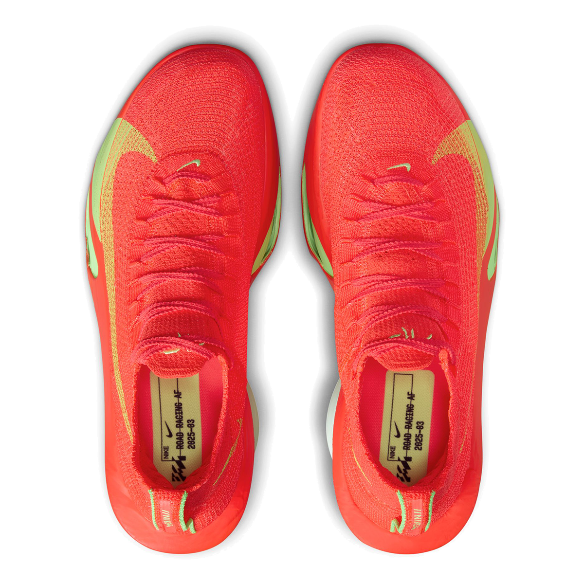 Nike Air Zoom Alphafly Next% 3 — Bright Crimson - Cave Purple - Lime Blast - Mint Foam - Sunset Tint - Green Strike — Size B — Width 6.5 — Alternate View 26