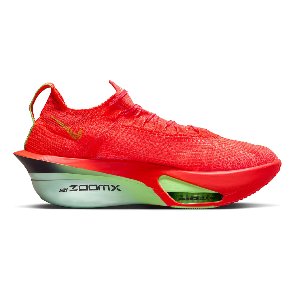 Nike Air Zoom Alphafly Next% 3 — Bright Crimson - Cave Purple - Lime Blast - Mint Foam - Sunset Tint - Green Strike — Size B — Width 6.5 — Alternate View 24