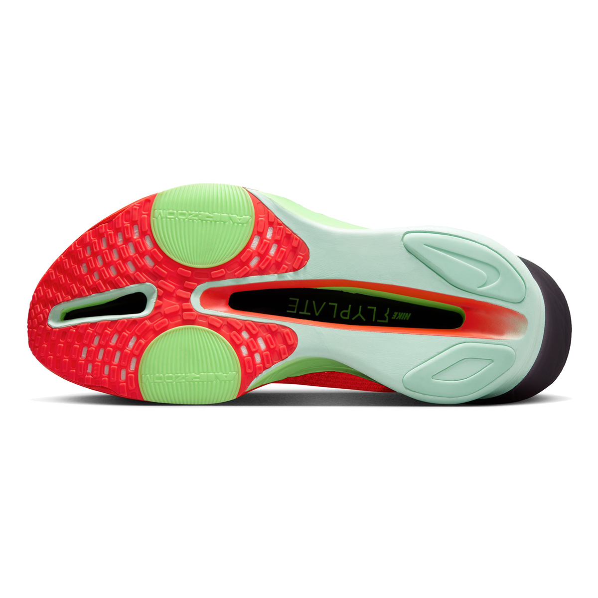 Nike Air Zoom Alphafly Next% 3 — Bright Crimson - Cave Purple - Lime Blast - Mint Foam - Sunset Tint - Green Strike — Size D — Width 12.5 — Alternate View 36