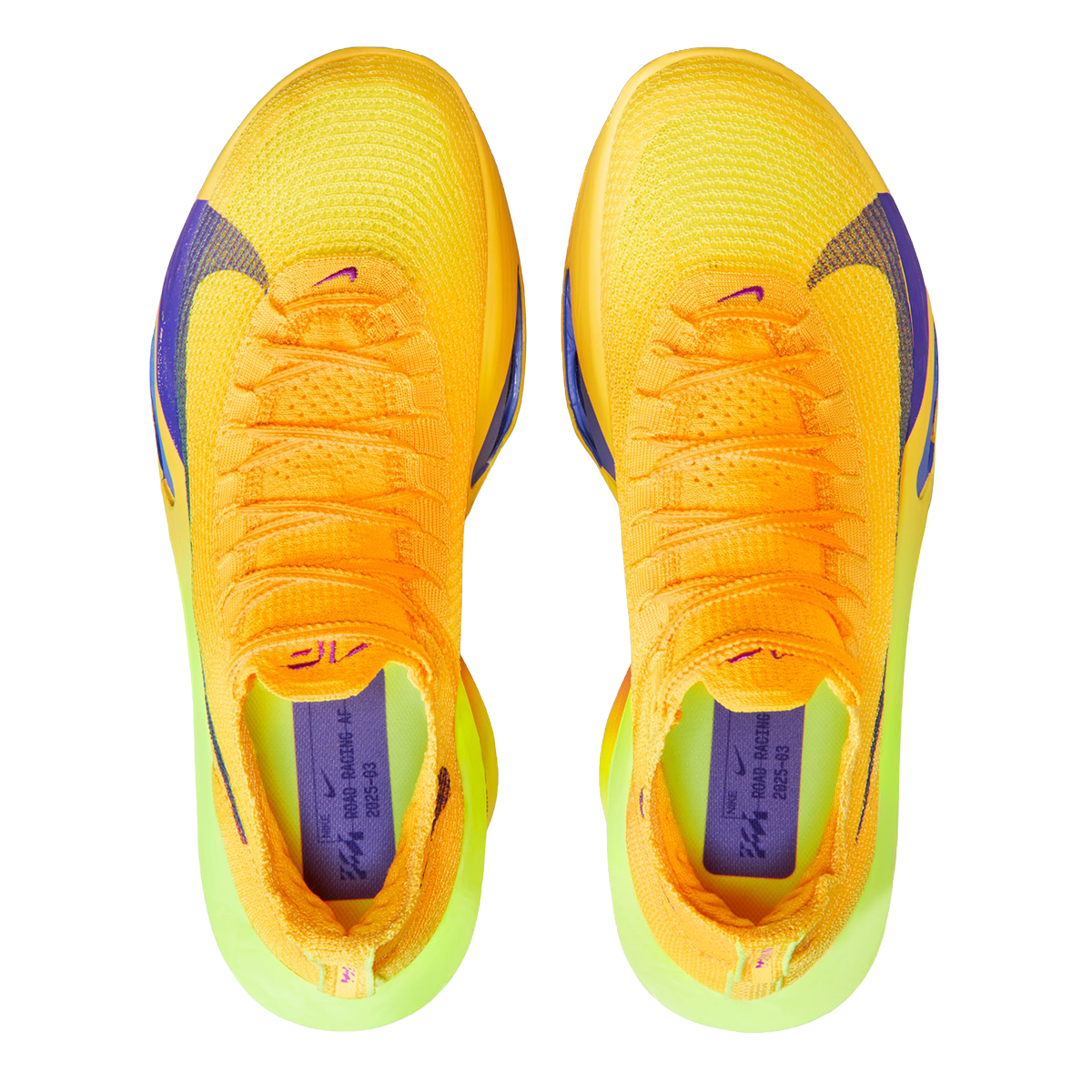 Nike Air Zoom Alphafly Next% 3 — Bright Crimson - Cave Purple - Lime Blast - Mint Foam - Sunset Tint - Green Strike — Size D — Width 12.5 — Alternate View 7