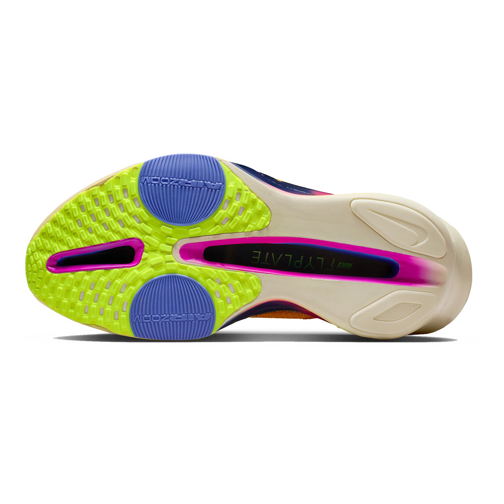 Nike Air Zoom Alphafly Next% 3 — Bright Crimson - Cave Purple - Lime Blast - Mint Foam - Sunset Tint - Green Strike — Size D — Width 12.5 — Alternate View 8