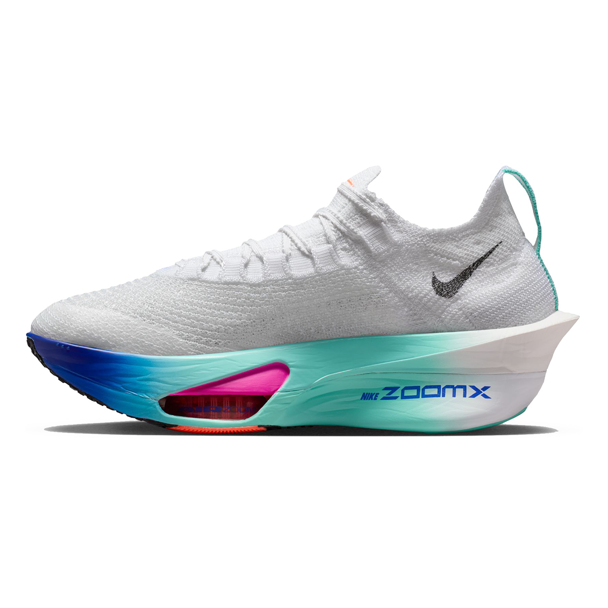 Nike Air Zoom Alphafly Next% 3 — Bright Crimson - Cave Purple - Lime Blast - Mint Foam - Sunset Tint - Green Strike — Size B — Width 6.5 — Alternate View 30