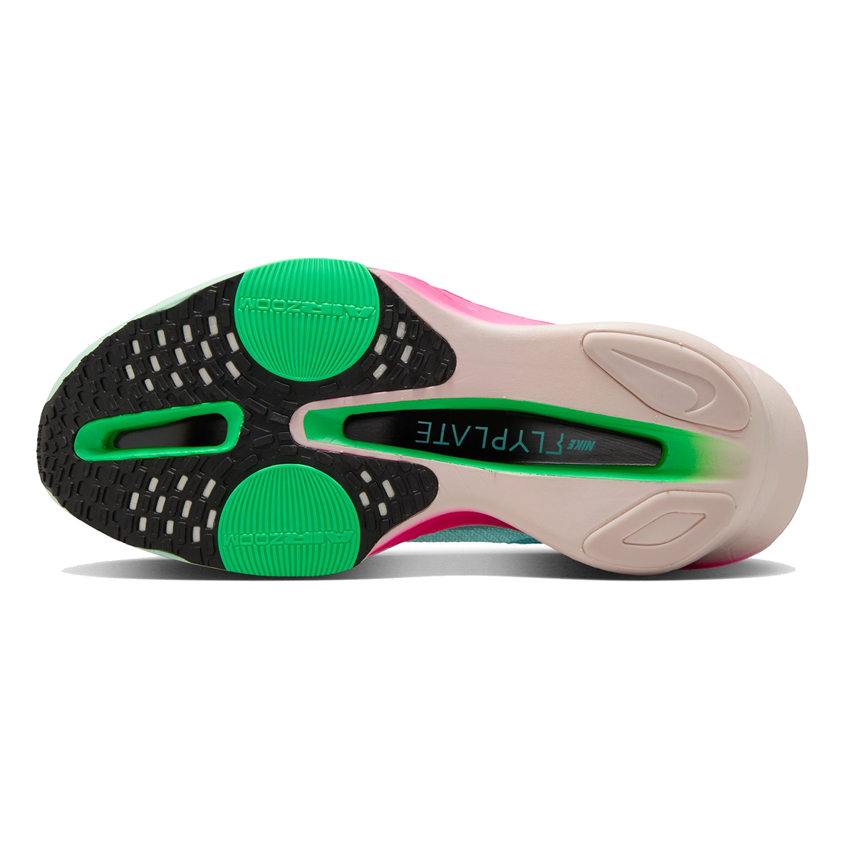 Nike Air Zoom Alphafly Next% 3 — Bright Crimson - Cave Purple - Lime Blast - Mint Foam - Sunset Tint - Green Strike — Size B — Width 6.5 — Alternate View 14