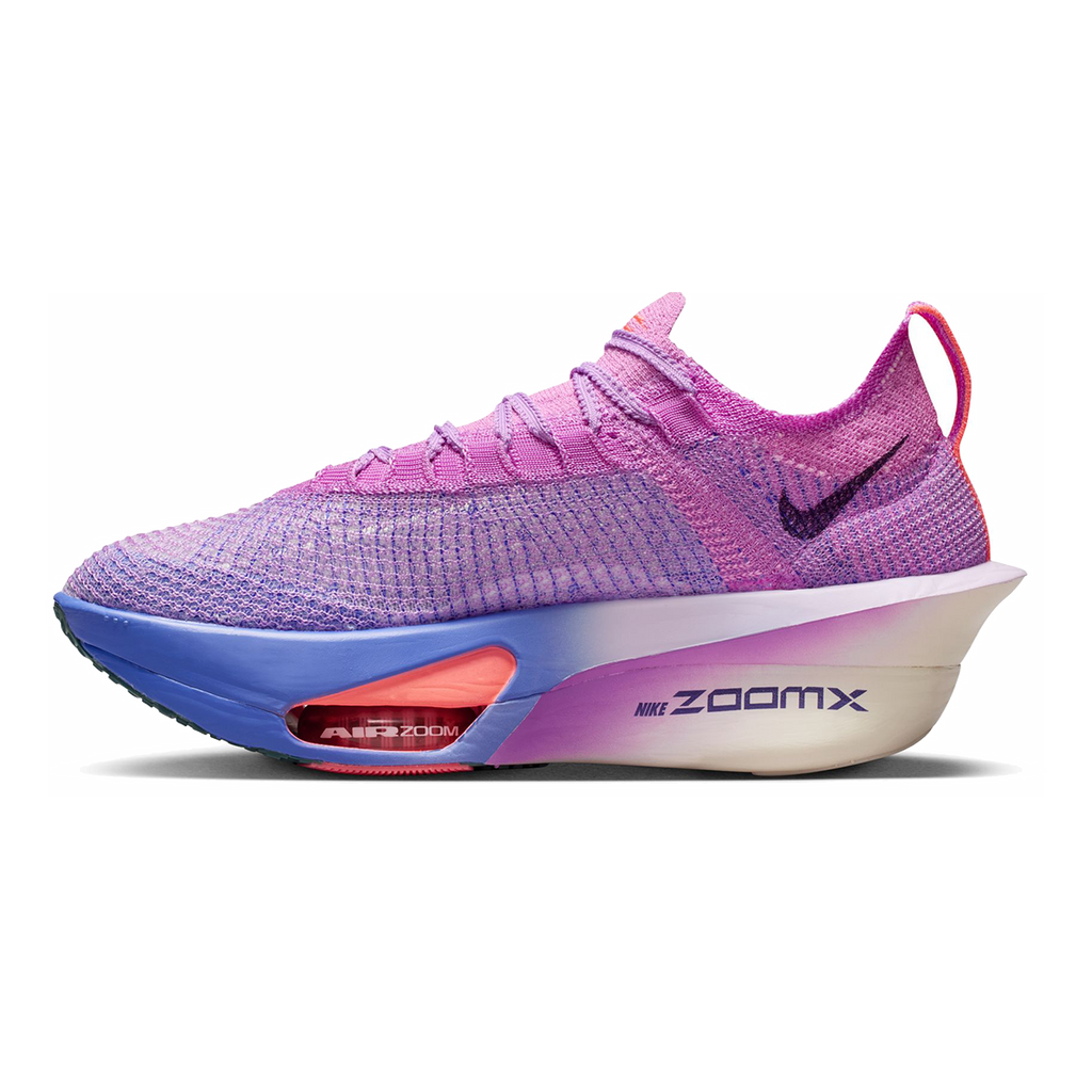 Nike Air Zoom Alphafly Next% 3 — Bright Crimson - Cave Purple - Lime Blast - Mint Foam - Sunset Tint - Green Strike — Size B — Width 6.5 — Alternate View 40
