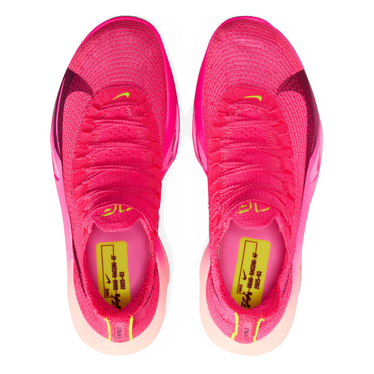 Nike Air Zoom Alphafly Next% 3 — Bright Crimson - Cave Purple - Lime Blast - Mint Foam - Sunset Tint - Green Strike — Size B — Width 6.5 — Alternate View 36