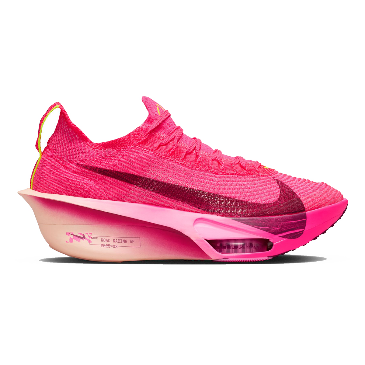 Nike Air Zoom Alphafly Next% 3 — Bright Crimson - Cave Purple - Lime Blast - Mint Foam - Sunset Tint - Green Strike — Size B — Width 6.5 — Alternate View 34