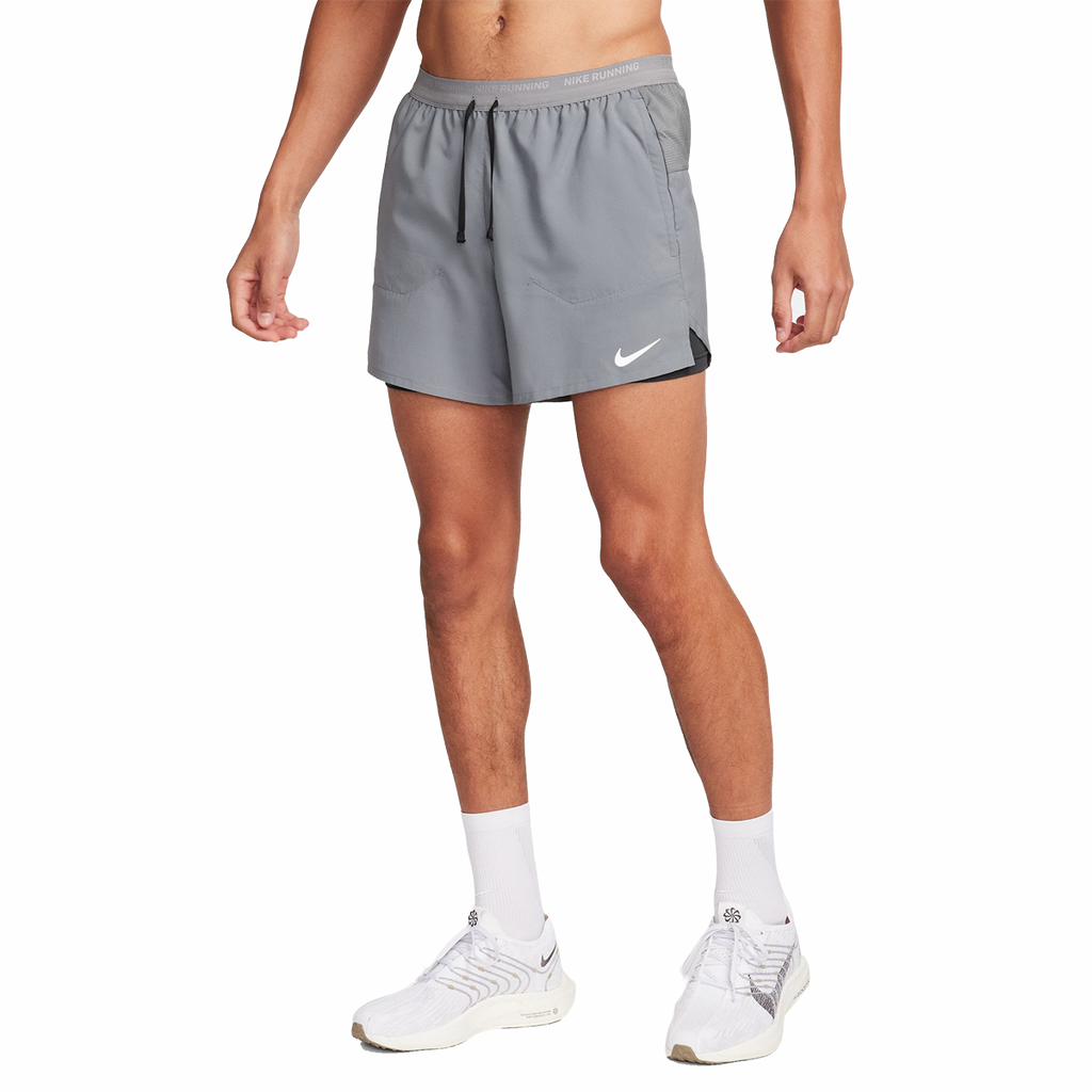 Nike Dri-FIT 5" 2-in-1 Short — Black - Black - Black - Reflective Silver - Reflective Silver — Size Small — Alternate View 7