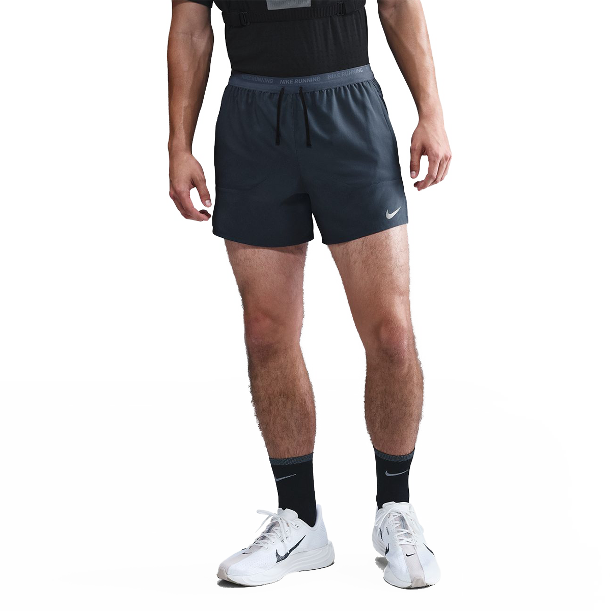 Nike Dri-FIT 5" 2-in-1 Short — Black - Black - Black - Reflective Silver - Reflective Silver — Size Small — Alternate View 11
