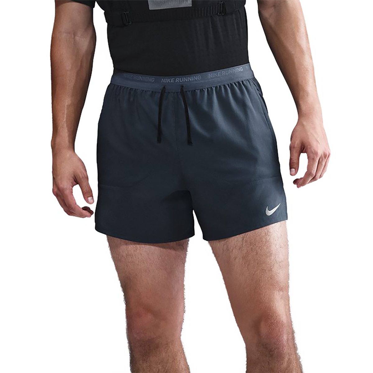 Nike Dri-FIT 5" 2-in-1 Short — Black - Black - Black - Reflective Silver - Reflective Silver — Size Small — Alternate View 12