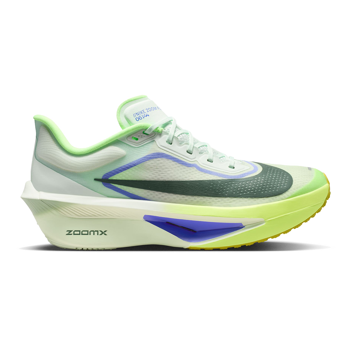 Nike Zoom Fly 6 — Bright Crimson - Cave Purple - Lime Blast - Mint Foam - Hyper Orange — Size D — Width 9 — Alternate View 25