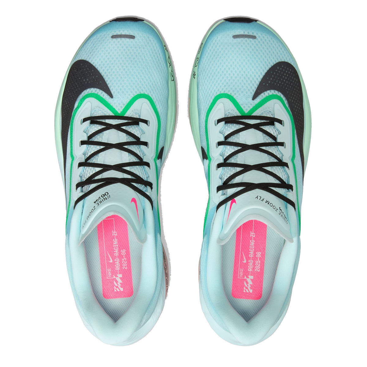 Nike Zoom Fly 6 — Bright Crimson - Cave Purple - Lime Blast - Mint Foam - Hyper Orange — Size D — Width 9 — Alternate View 20