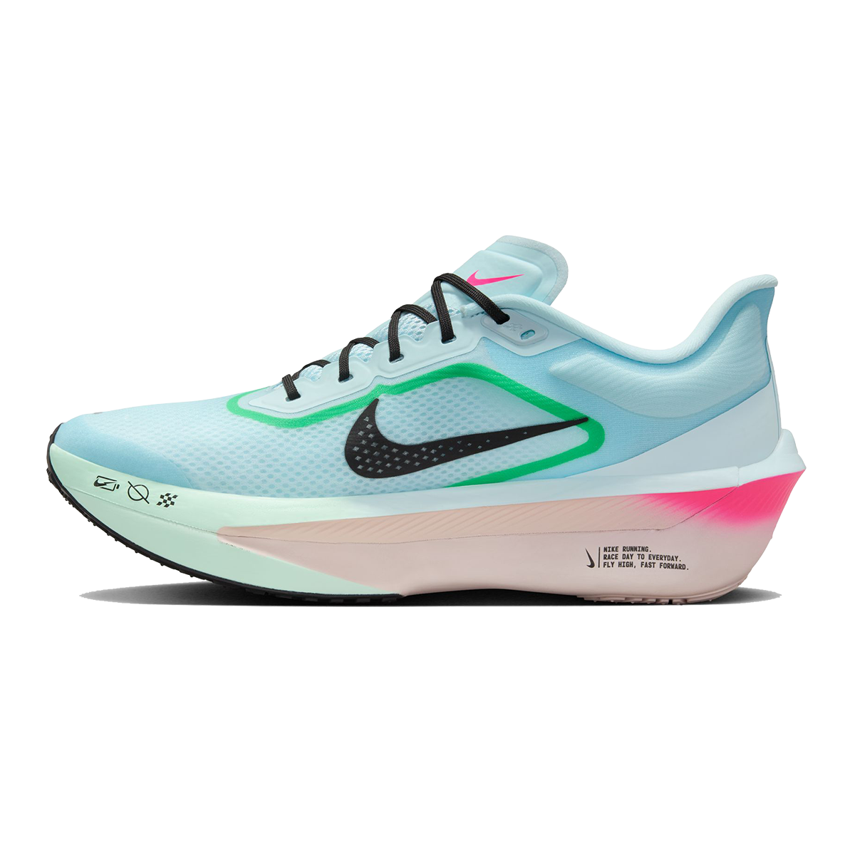 Nike Zoom Fly 6 — Bright Crimson - Cave Purple - Lime Blast - Mint Foam - Hyper Orange — Size D — Width 9 — Alternate View 19