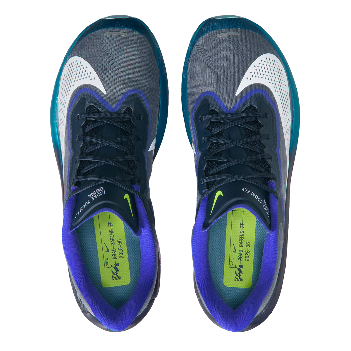 Nike Zoom Fly 6 — Bright Crimson - Cave Purple - Lime Blast - Mint Foam - Hyper Orange — Size D — Width 9 — Alternate View 8