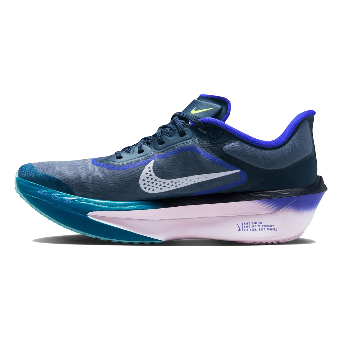 Nike Zoom Fly 6 — Bright Crimson - Cave Purple - Lime Blast - Mint Foam - Hyper Orange — Size D — Width 9 — Alternate View 7