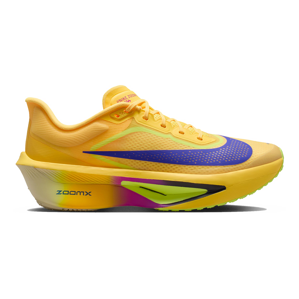 Nike Zoom Fly 6 — Bright Crimson - Cave Purple - Lime Blast - Mint Foam - Hyper Orange — Size D — Width 9 — Front View