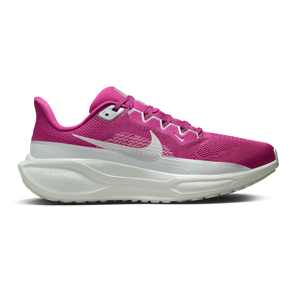 Nike Air Zoom Pegasus 41 PRM — Hot Fuchsia - Mtlc Silver - Lt Silver - Med Fuchsia - Photon Dust — Size B — Width 7 — Front View
