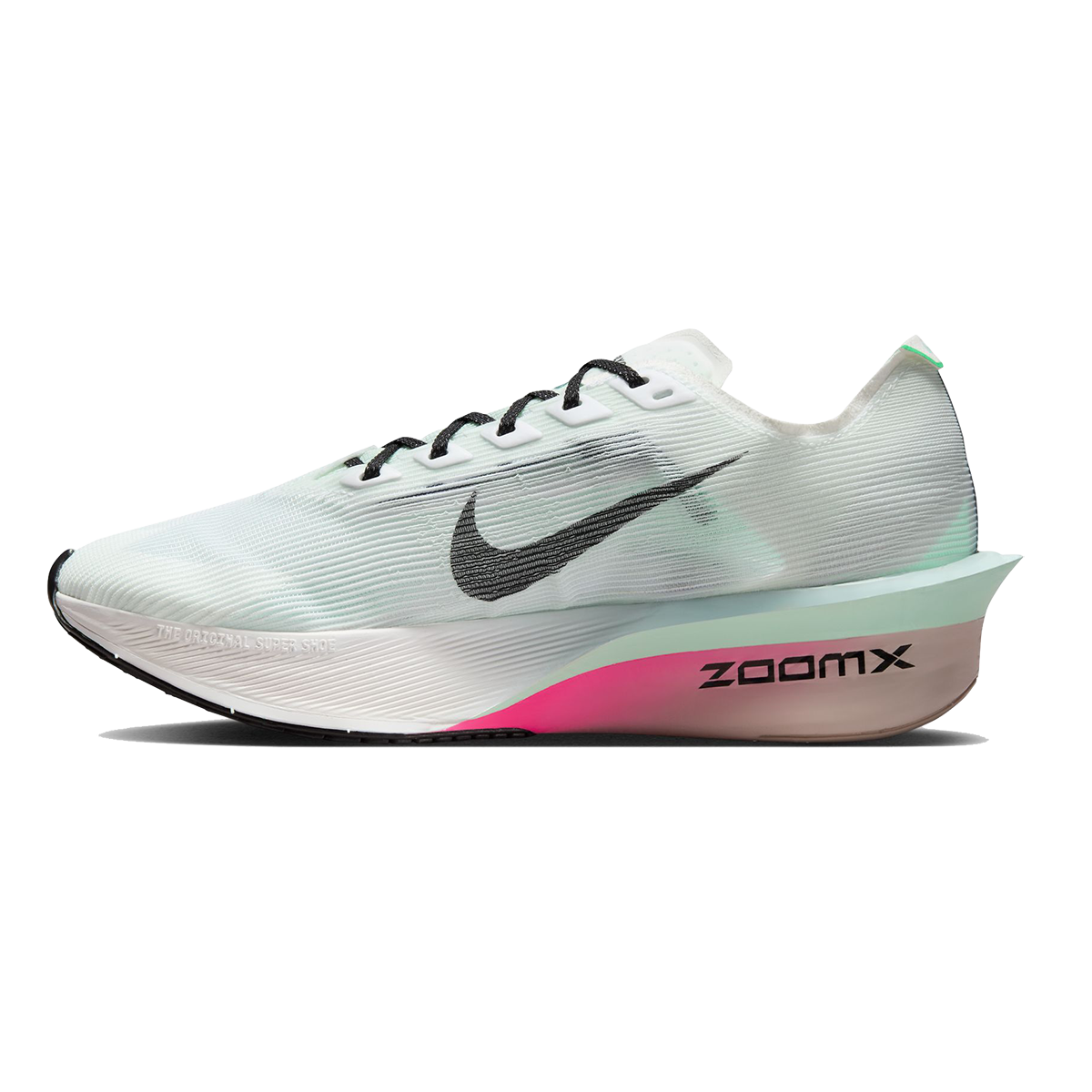 Nike Zoomx Vaporfly Next% 4 — White - Black - Hyper Pink - Mint Foam — Size B — Width 7 — Alternate View 30