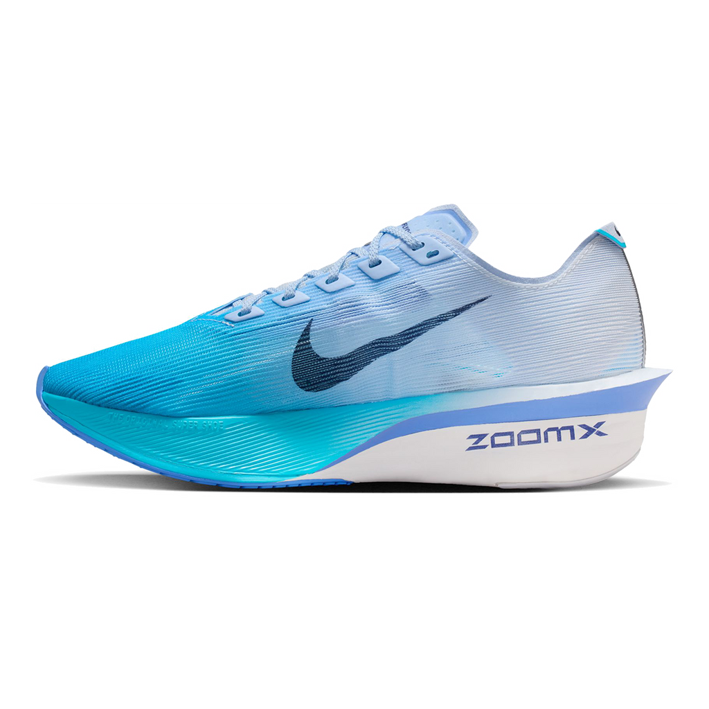 Nike Zoomx Vaporfly Next% 4 — White - Black - Hyper Pink - Mint Foam — Size B — Width 7 — Side View