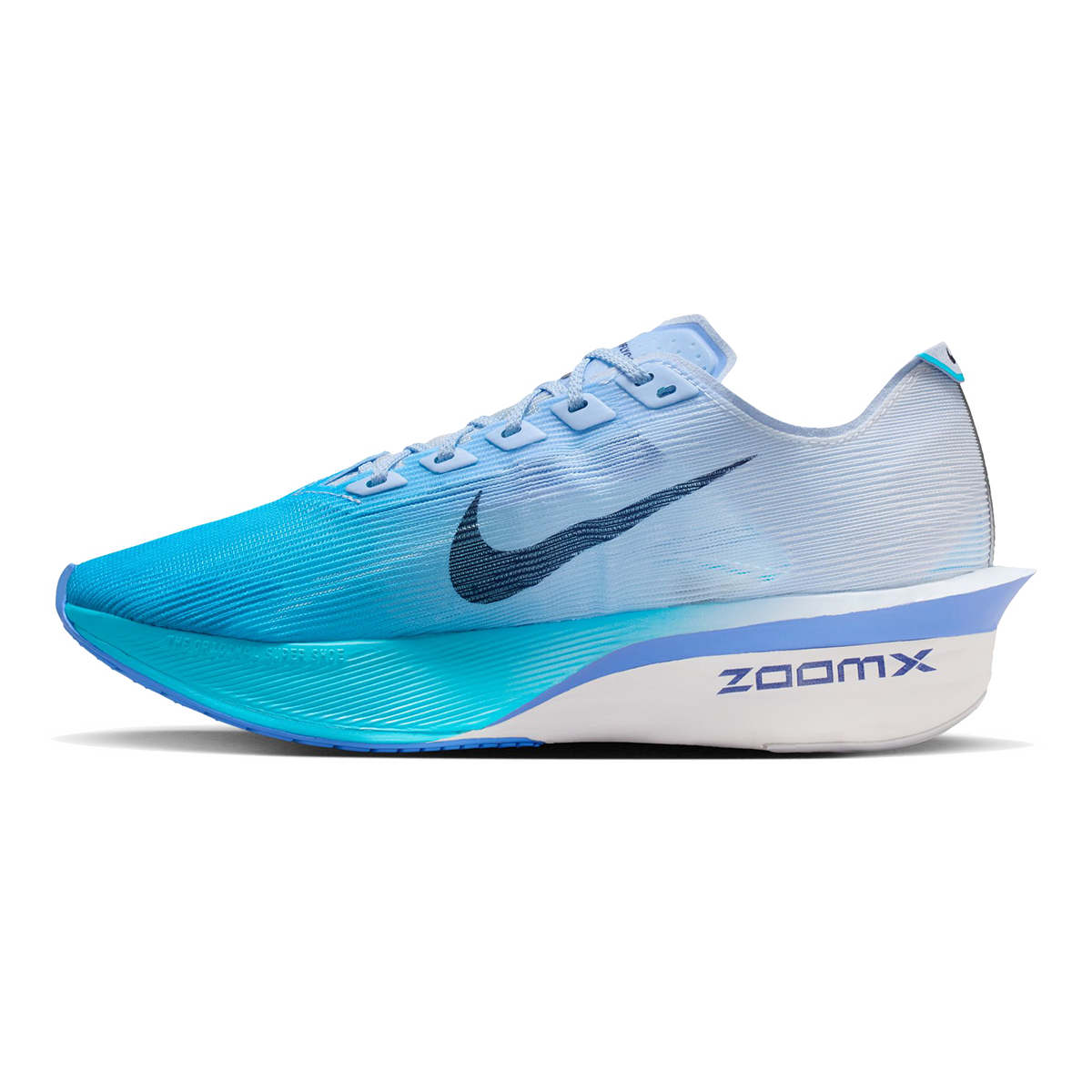 Nike Zoomx Vaporfly Next% 4 — White - Black - Hyper Pink - Mint Foam — Size B — Width 7 — Side View