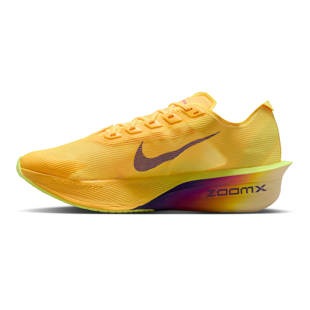 Nike Zoomx Vaporfly Next% 4 — White - Black - Hyper Pink - Mint Foam — Size B — Width 7 — Lifestyle View