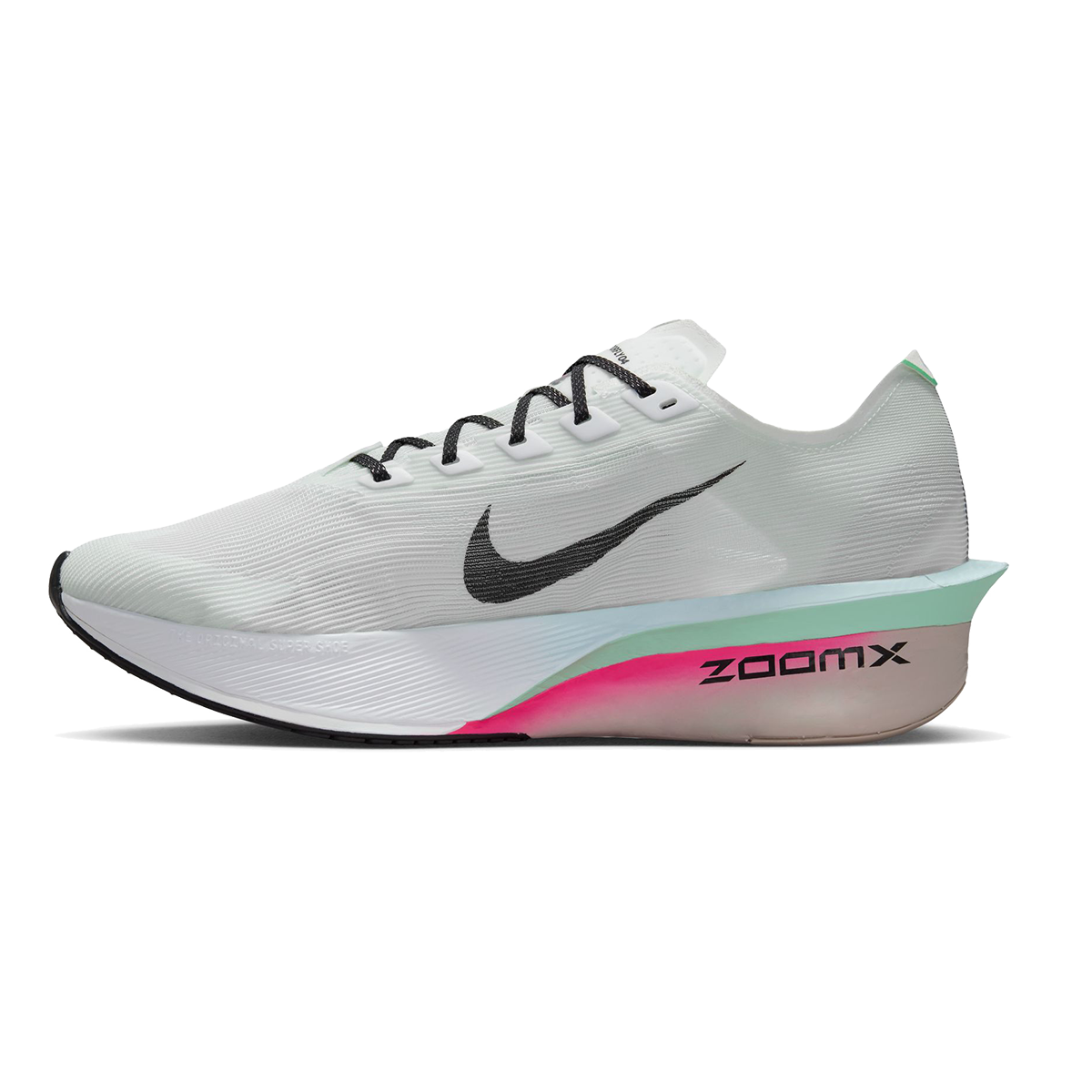 Nike Zoomx Vaporfly Next% 4 — White - Black - Hyper Pink - Mint Foam — Size D — Width 9 — Alternate View 14