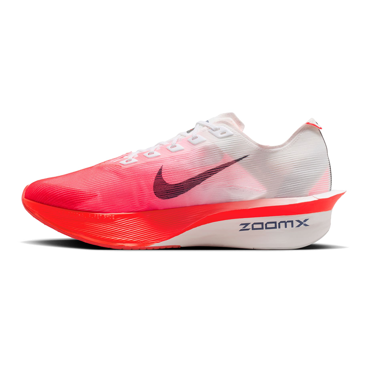 Nike Zoomx Vaporfly Next% 4 — White - Black - Hyper Pink - Mint Foam — Size D — Width 9 — Side View