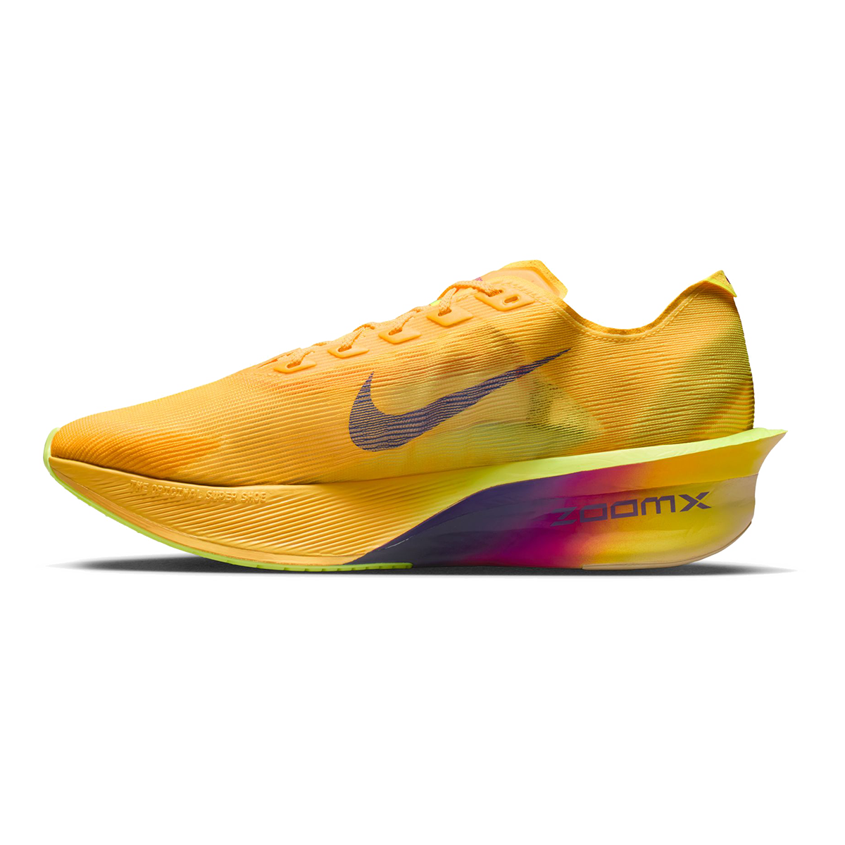 Nike Zoomx Vaporfly Next% 4 — White - Black - Hyper Pink - Mint Foam — Size D — Width 9 — Lifestyle View