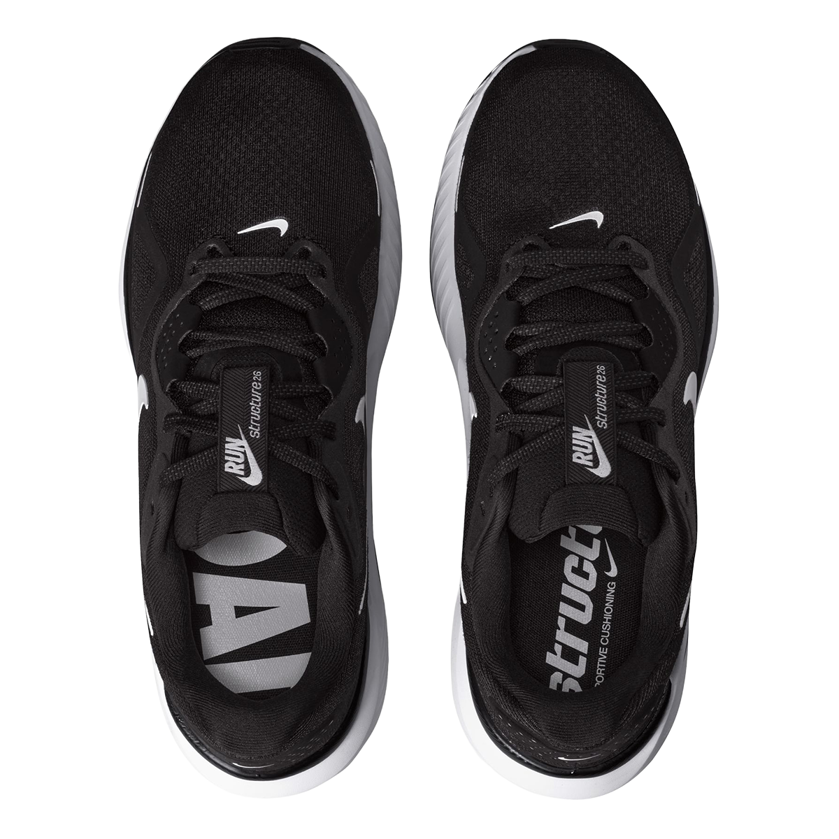 Nike Structure 26 — Hyper Pink - Black - Pink Spell - White — Size B — Width 10 — Alternate View 23