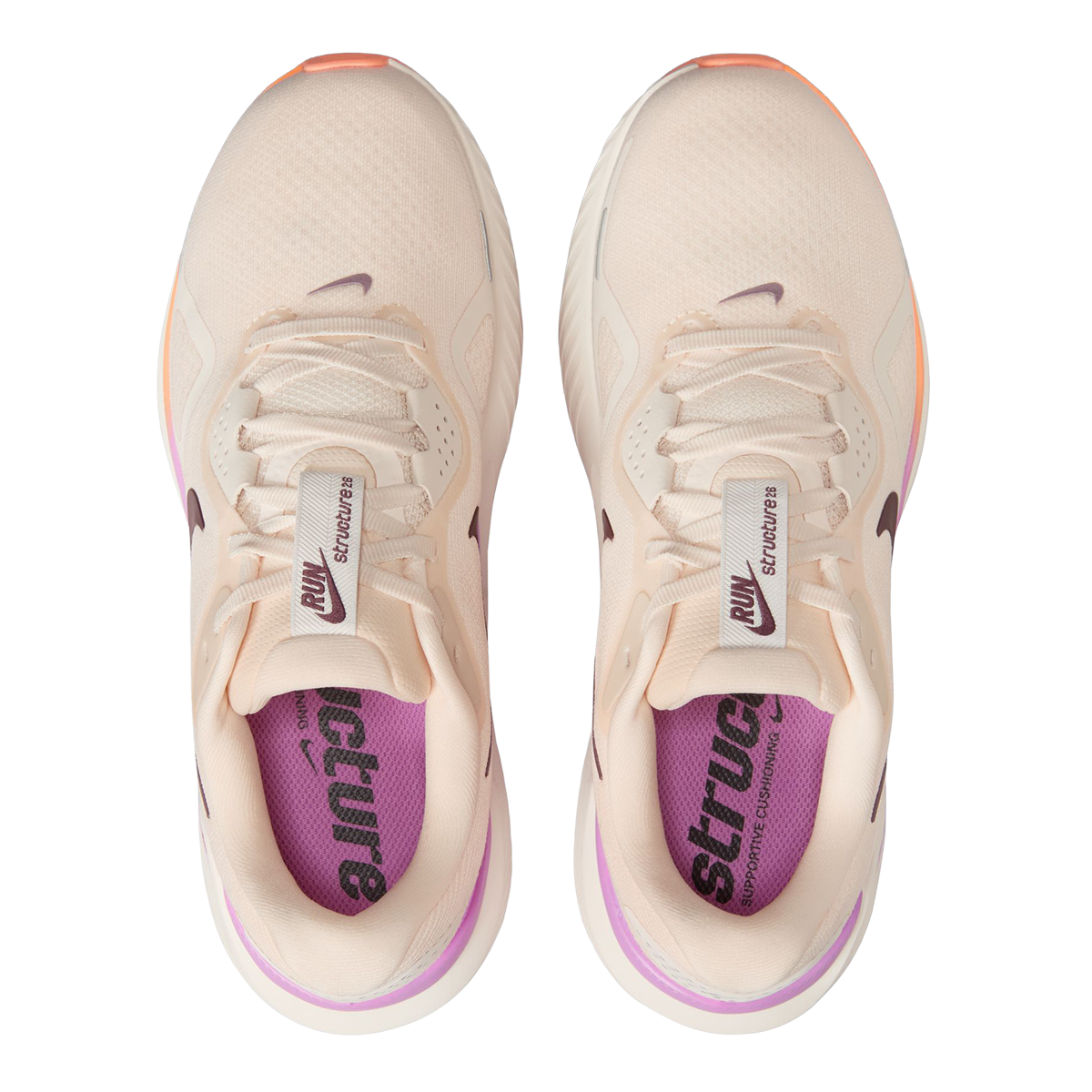 Nike Structure 26 — Hyper Pink - Black - Pink Spell - White — Size B — Width 10 — Alternate View 27