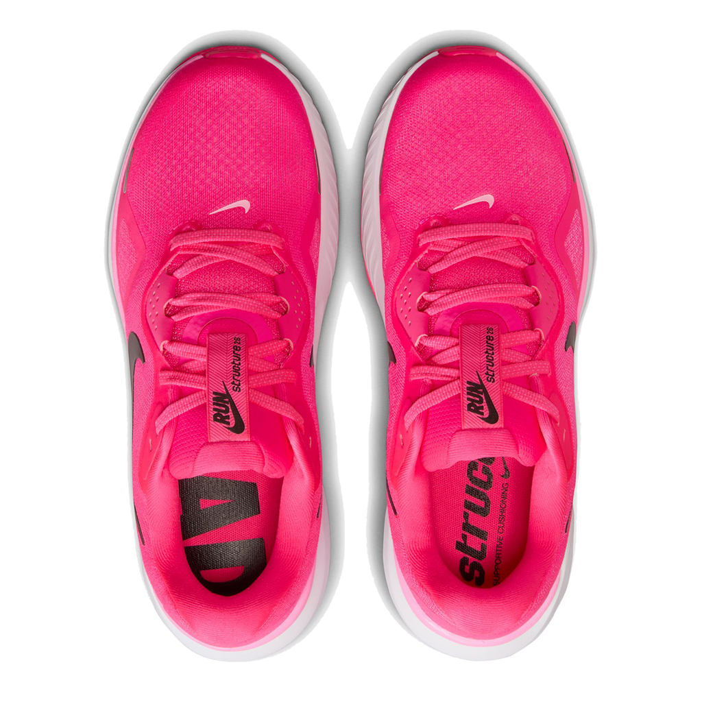 Nike Structure 26 — Hyper Pink - Black - Pink Spell - White — Size B — Width 10 — Alternate View 7