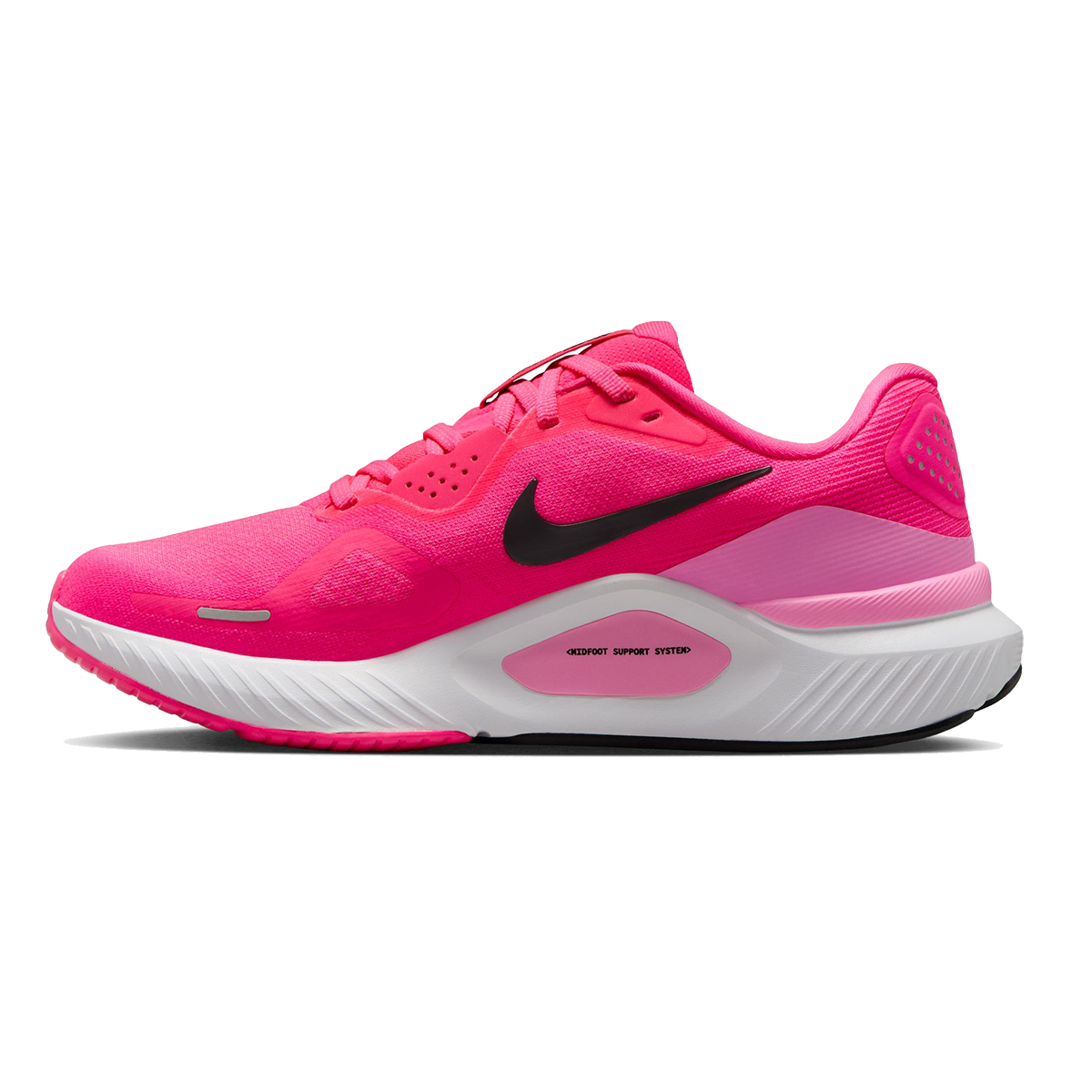 Nike Structure 26 — Hyper Pink - Black - Pink Spell - White — Size B — Width 10 — Lifestyle View
