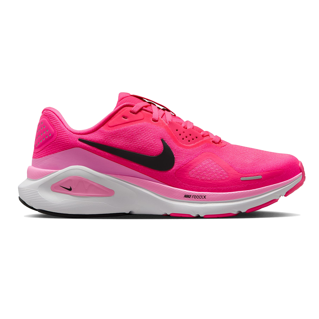 Nike Structure 26 — Hyper Pink - Black - Pink Spell - White — Size B — Width 10 — Detail View
