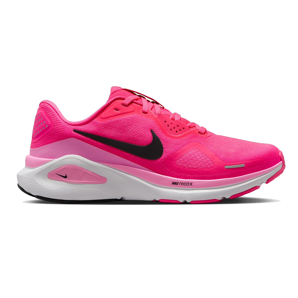 Nike Structure 26 — Hyper Pink - Black - Pink Spell - White — Size B — Width 10 — Detail View