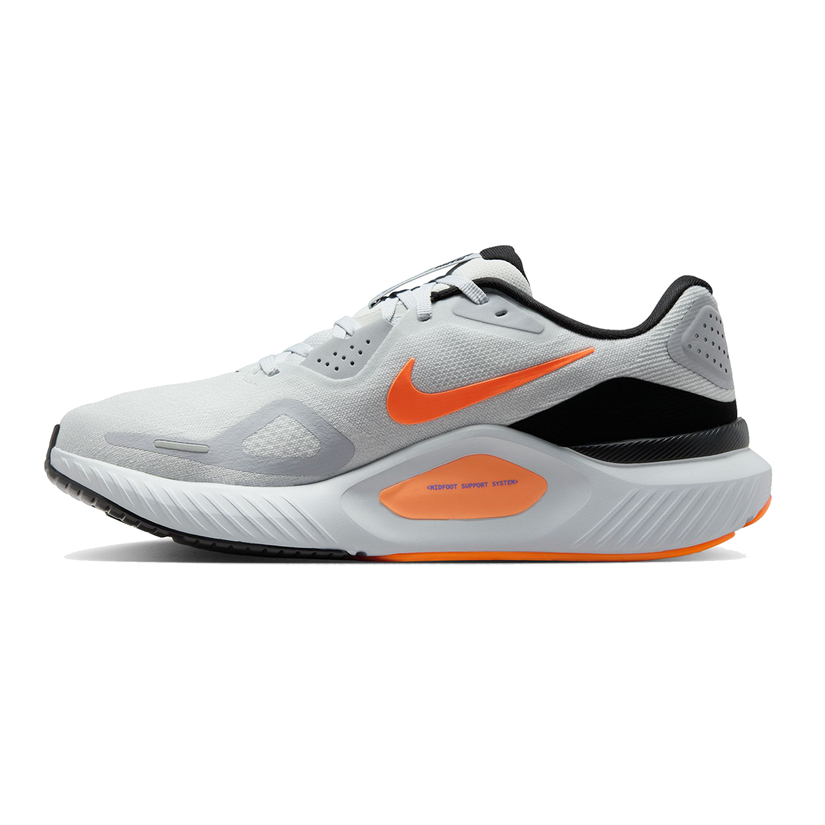 Nike Structure 26 — Pure Platinum - Persian Violet - Wolf Grey — Size D — Width 12 — Detail View